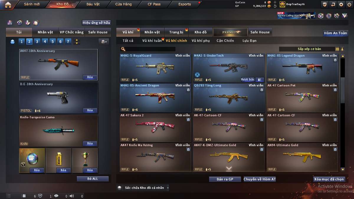 shop acc cf uy tin gia re